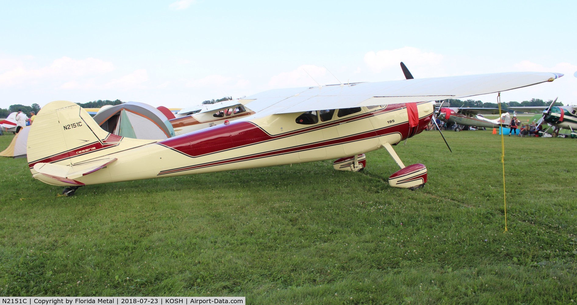 N2151C, 1954 Cessna 195B Businessliner C/N 16136, Cessna 195B