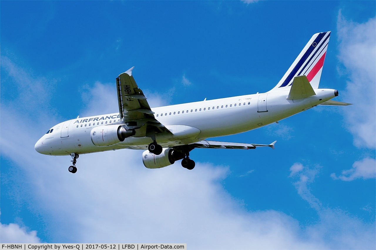 F-HBNH, 2011 Airbus A320-214 C/N 4800, Airbus A320-214, On final rwy 23, Bordeaux-Mérignac airport (LFBD-BOD)