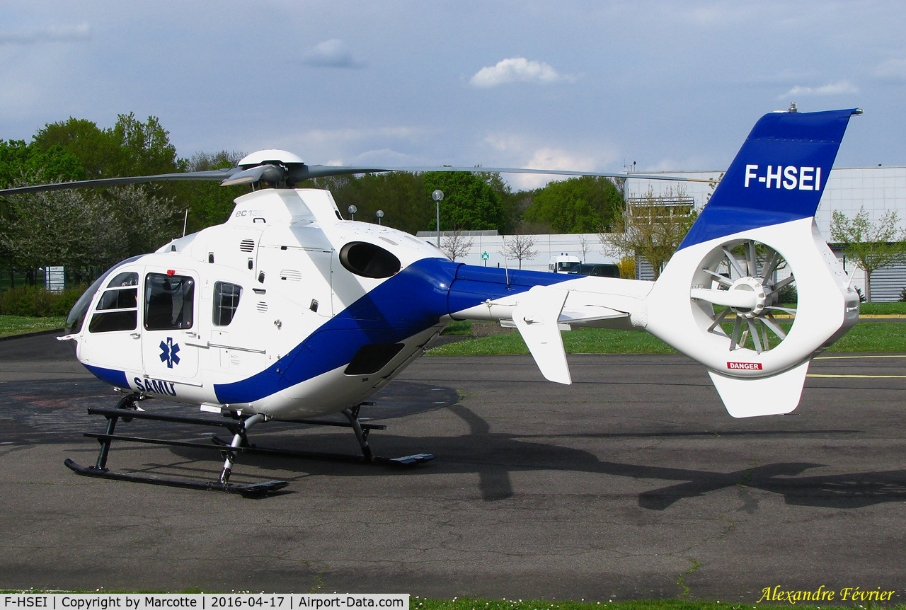 F-HSEI, 2005 Eurocopter EC-135P-2 C/N 0415, Trousseau hospital.