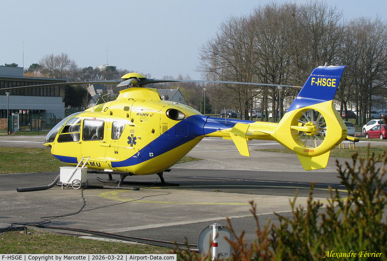 F-HSGE, 2003 Eurocopter EC-135T-2 C/N 0311, Trousseau hospital.