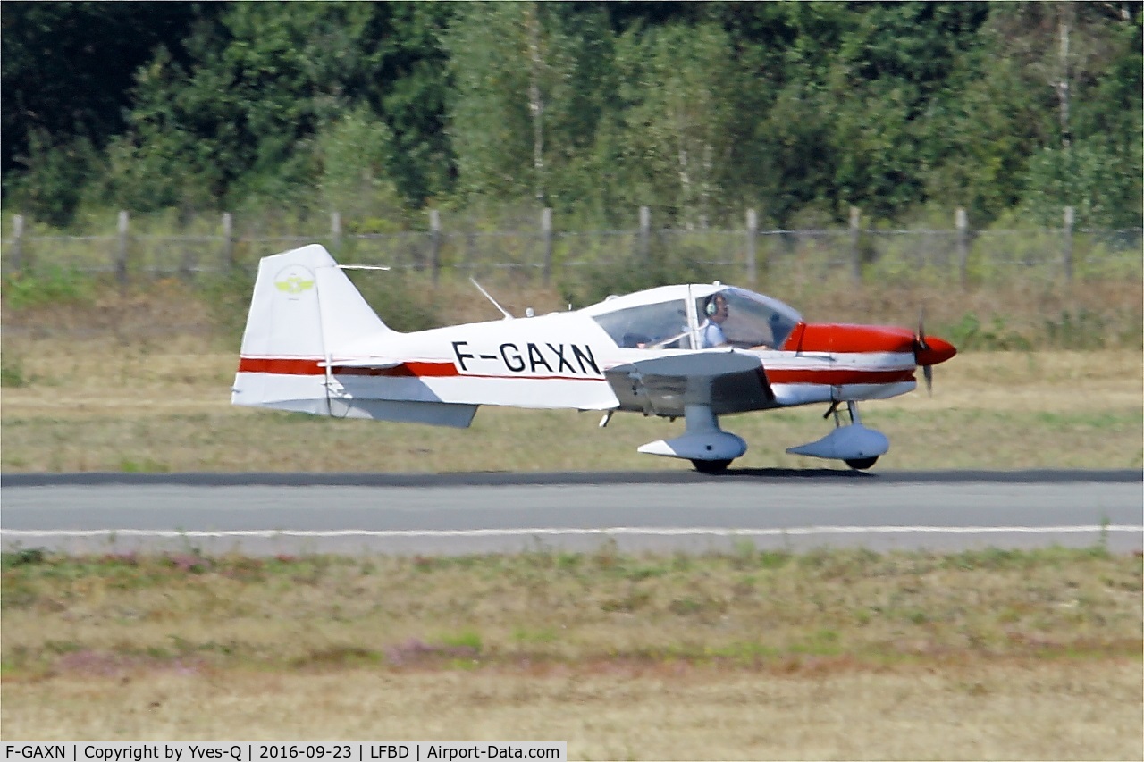 F-GAXN, Robin R-2160 Alpha Sport C/N 152, Robin R-2160 Alpha Sport, Take off run rwy 05, Bordeaux Mérignac airport (LFBD-BOD)