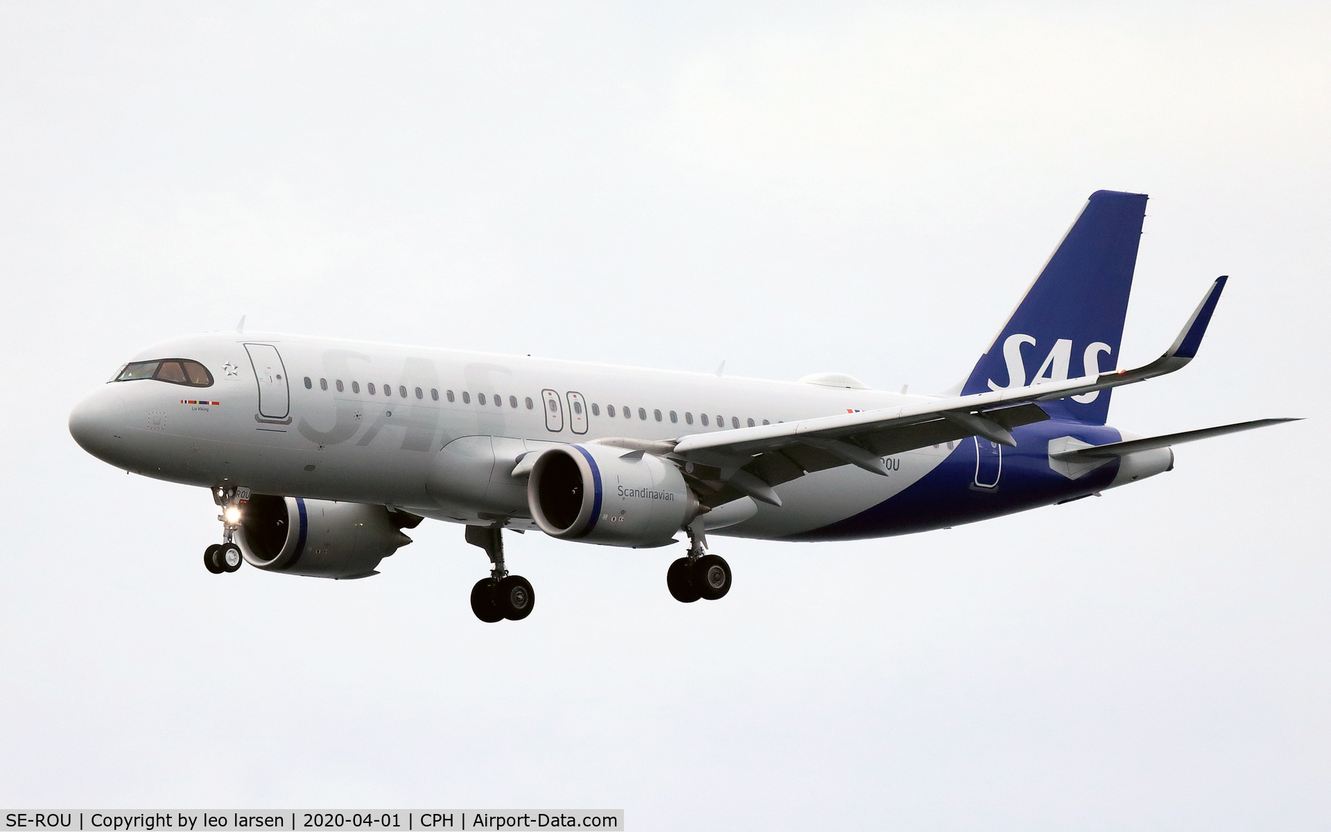 SE-ROU, 2019 Airbus A320-251N C/N 9262, Copenhagen 1.4.2020