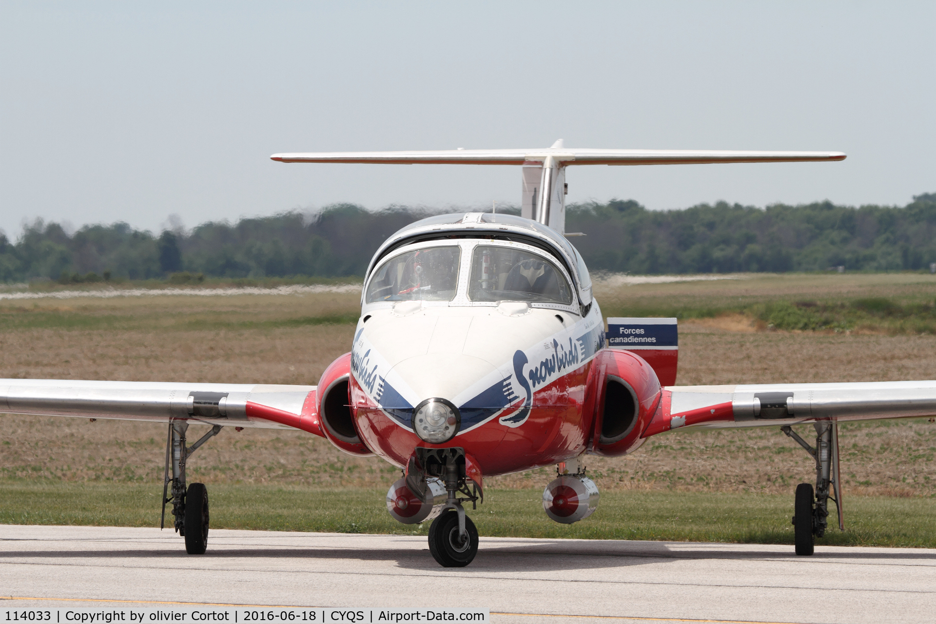 114033, Canadair CT-114 Tutor C/N 1033, front view, 2016