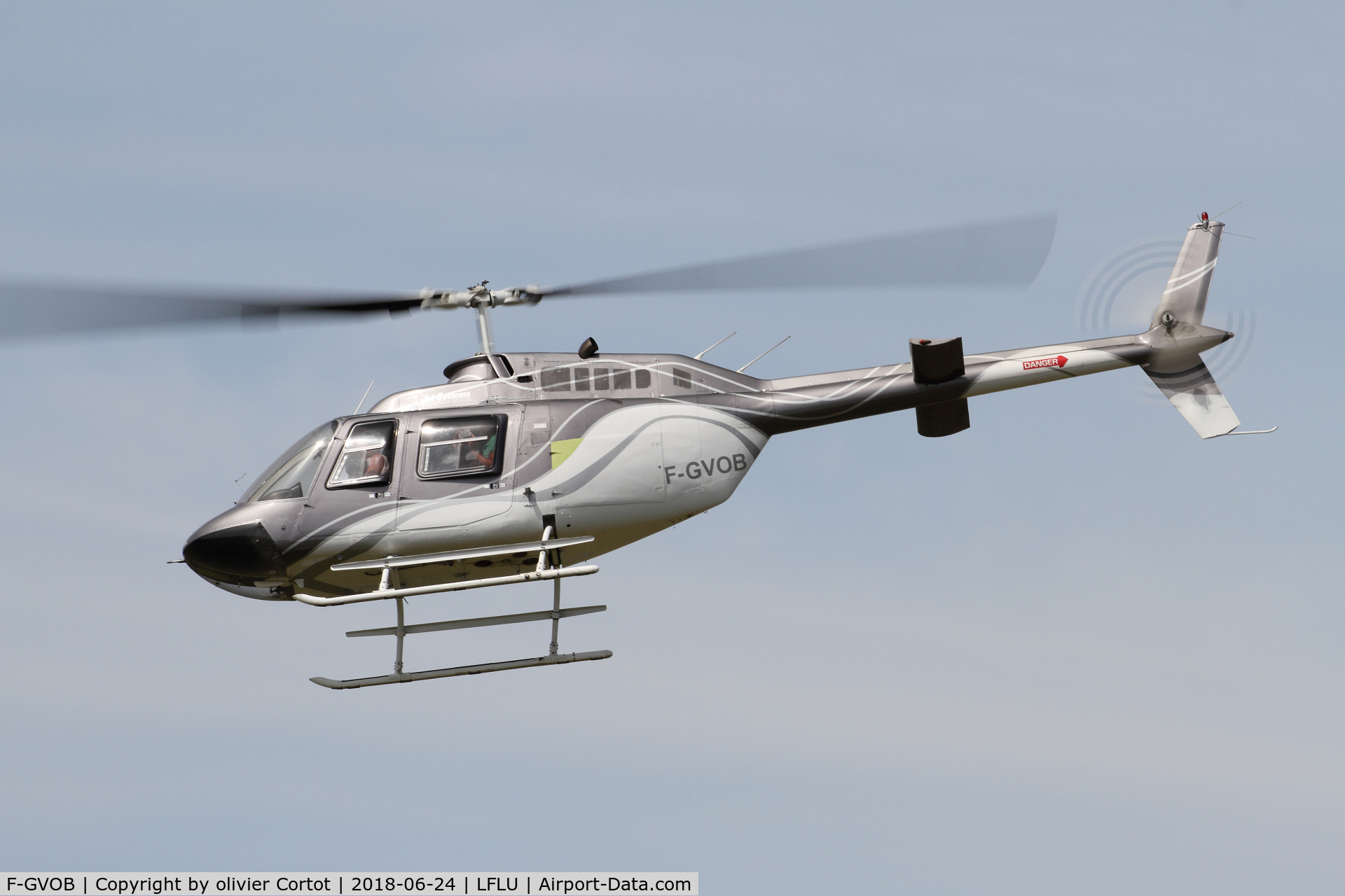 F-GVOB, Bell 206B JetRanger III C/N 2624, Valence 2018 airshow