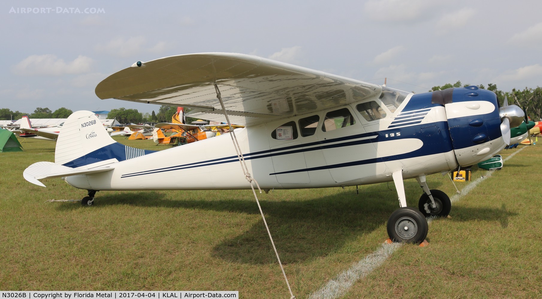 N3026B, 1952 Cessna 195B Businessliner C/N 7909, Cessna 195B
