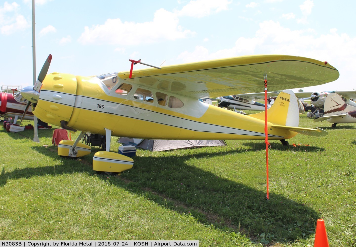 N3083B, 1952 Cessna 195A C/N 7968, Cessna 195A