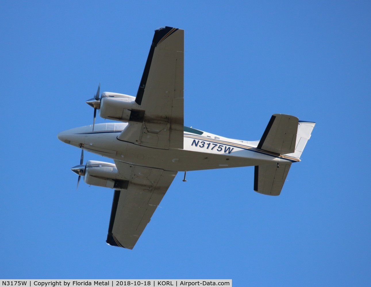 N3175W, 1973 Beech 95-B55 (T42A) Baron C/N TC-1614, Beech 55