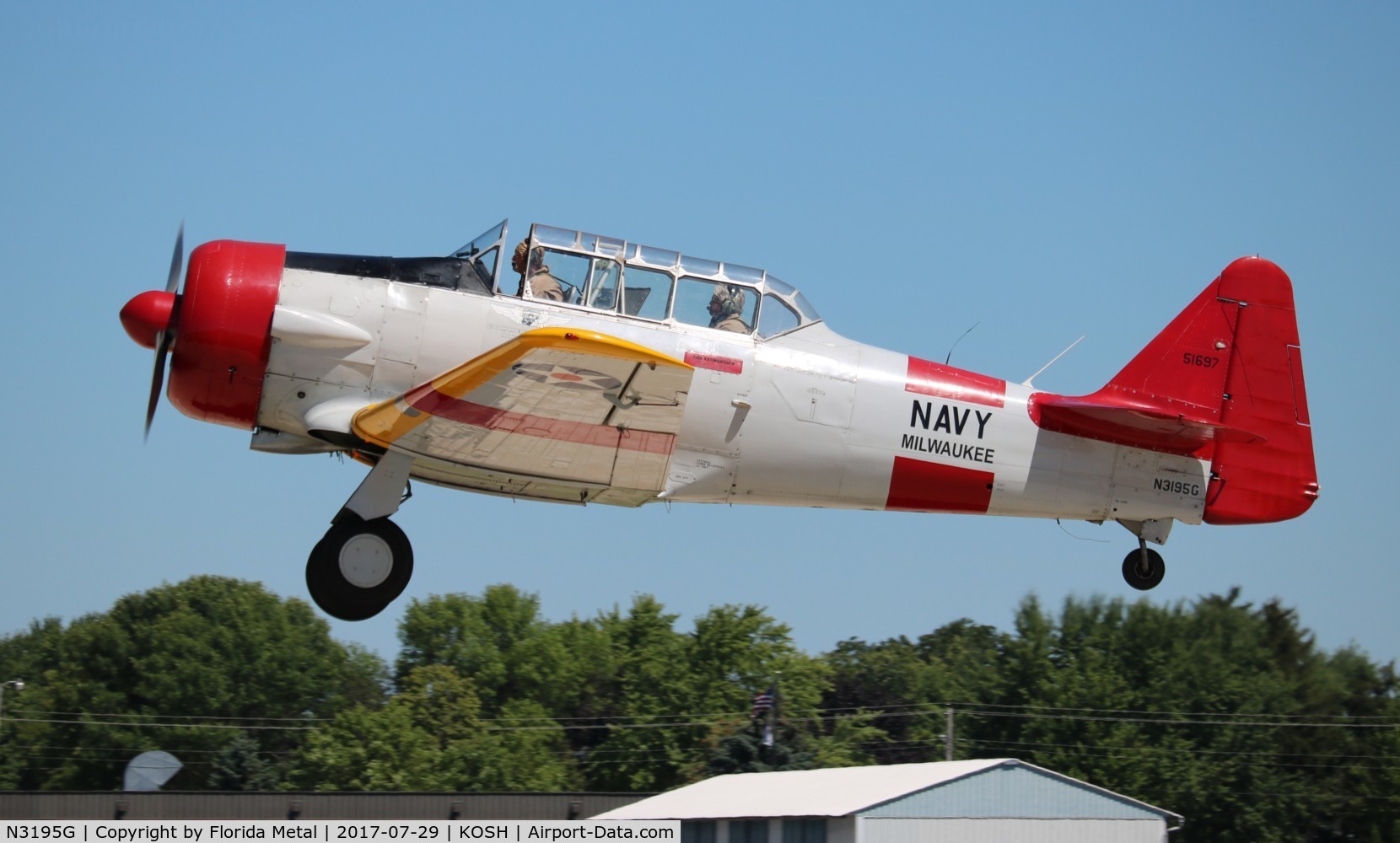 N3195G, North American SNJ-5 Texan Texan C/N 51697, SNJ-5