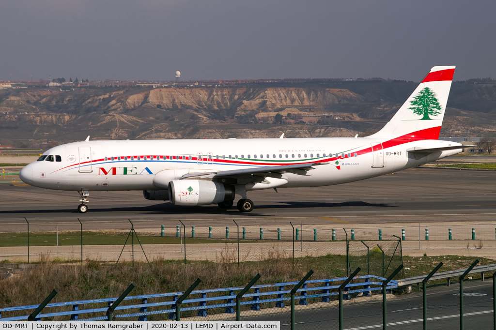 OD-MRT, 2008 Airbus A320-232 C/N 3736, MEA - Middle East Airlines Airbus A320