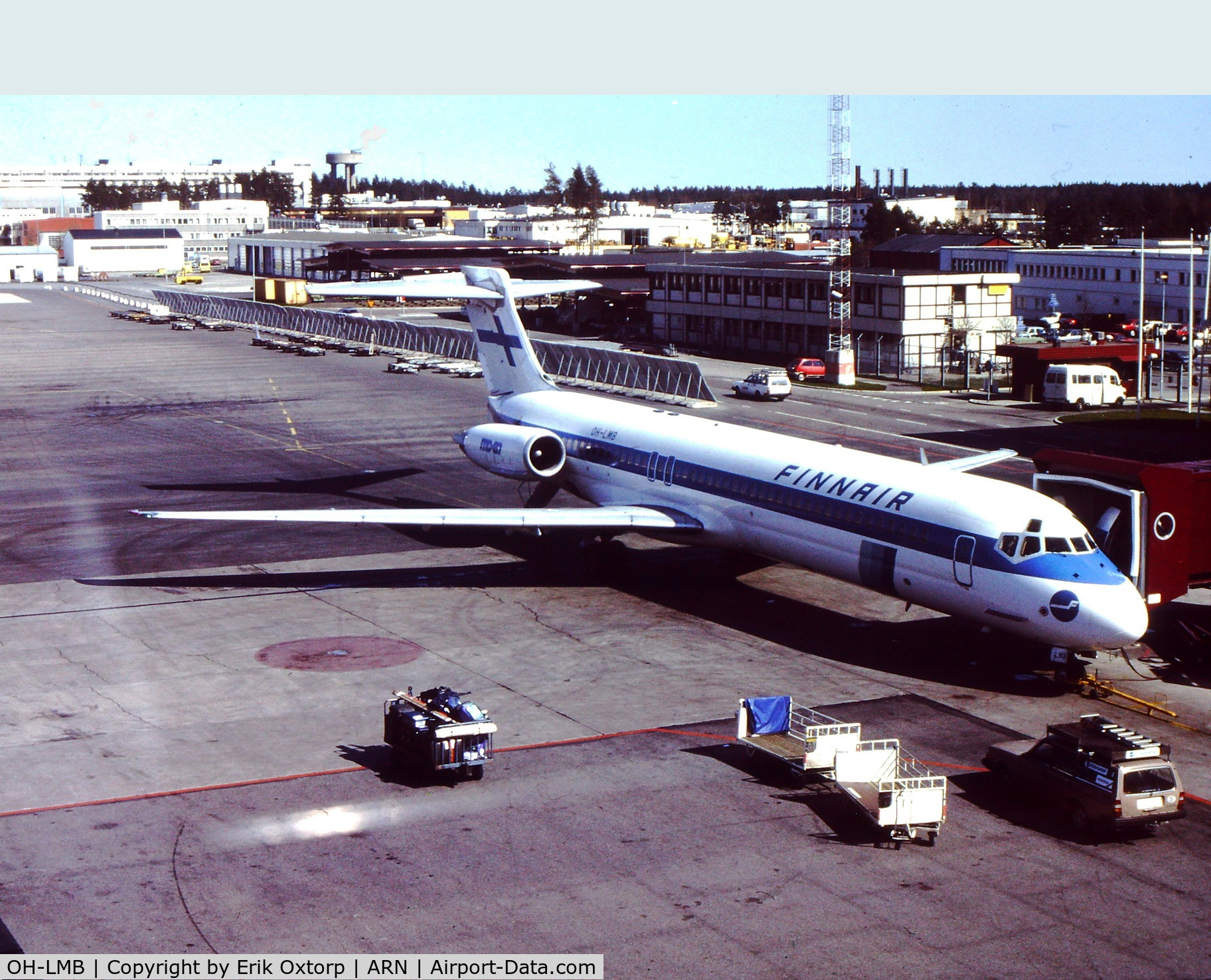 OH-LMB, 1987 McDonnell Douglas MD-87 (DC-9-87) C/N 49404, OH-LMB in ARN
Scanned slide