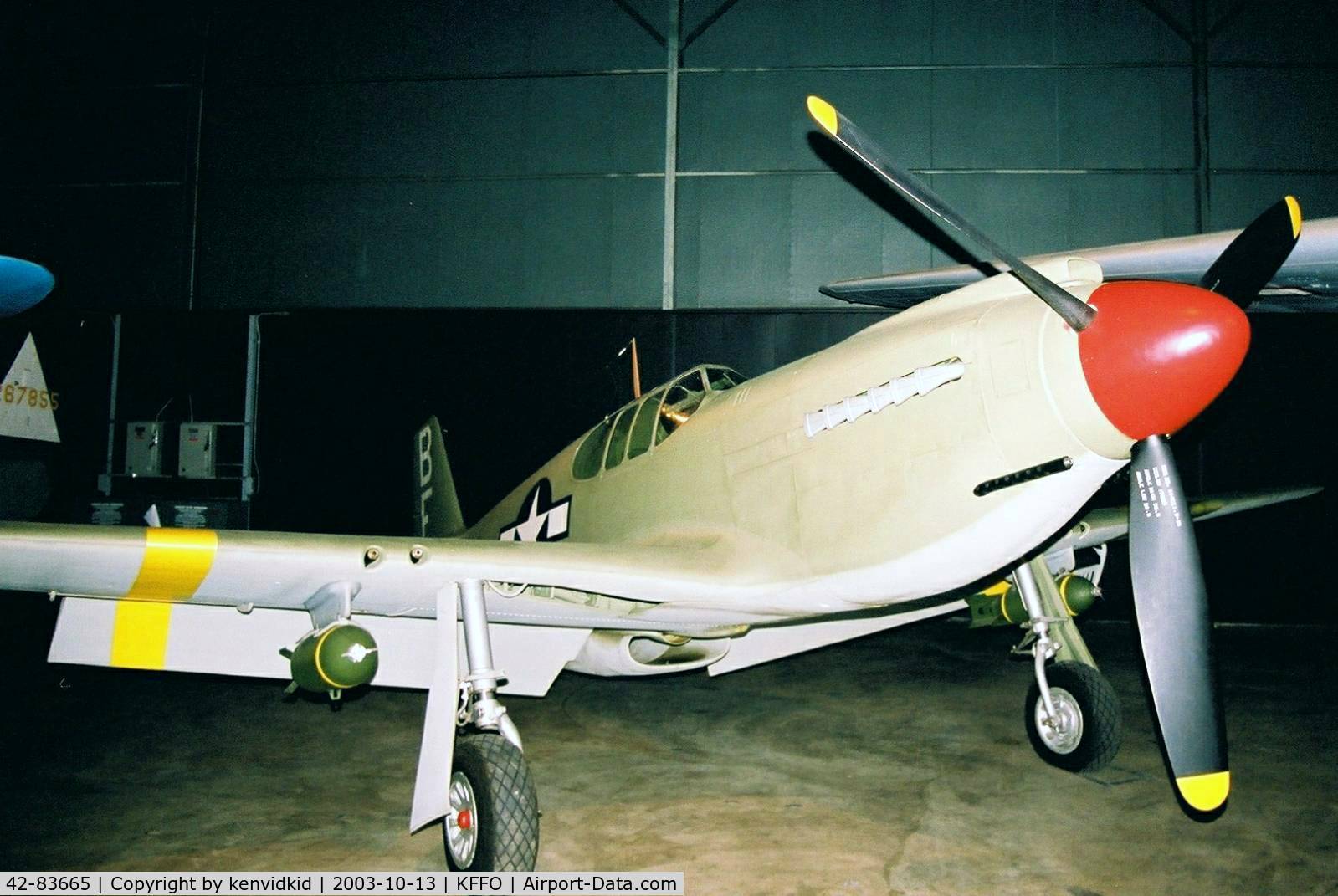 42-83665, 1942 North American A-36A Apache C/N 97-15883, At the Museum of the United States Air Force Dayton Ohio.