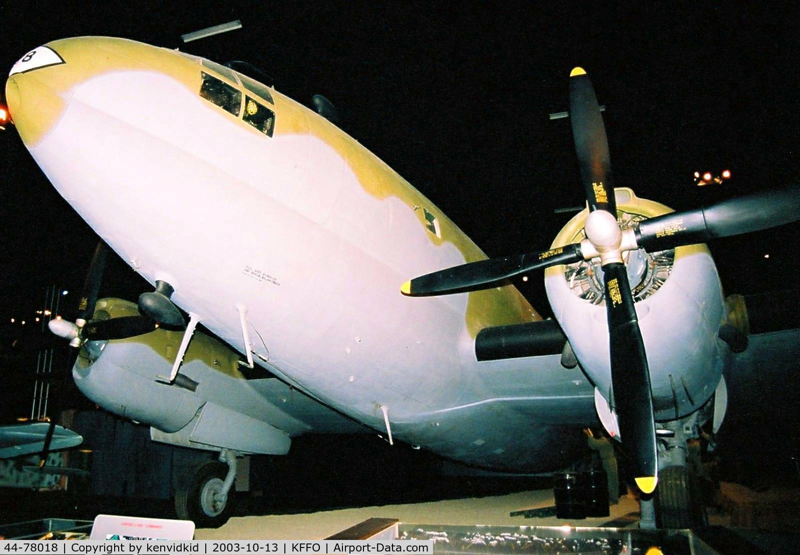 44-78018, 1944 Curtiss C-46D-15-CU Commando C/N 33414, At The Museum of the United States Air Force Dayton Ohio.