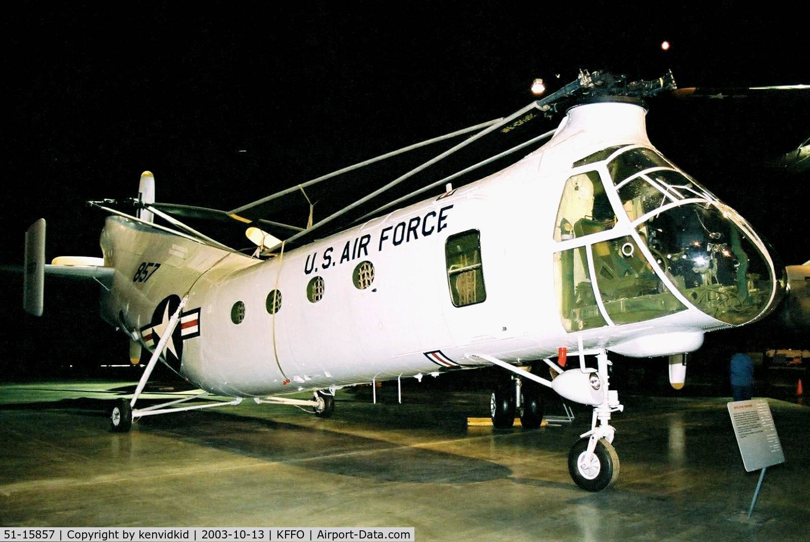 51-15857, 1951 Piasecki H-21B Workhorse C/N B.4, At The Museum of the United States Air Force Dayton Ohio.