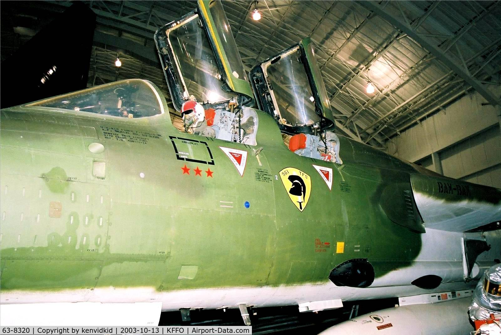 63-8320, 1963 Republic F-105G-1-RE Thunderchief C/N F097, At the Museum of the United States Air Force Dayton Ohio.