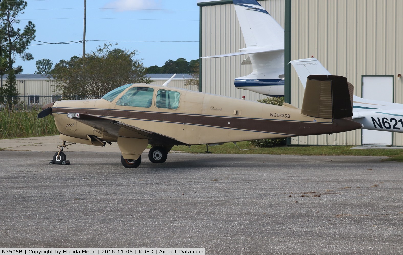 N3505B, 1954 Beech E35 C/N D-3722, Bonanza 35