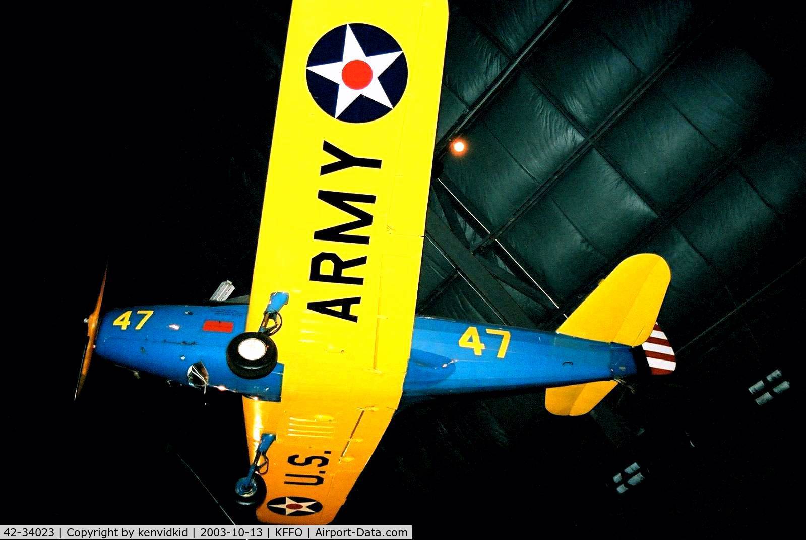 42-34023, 1942 Fairchild PT-19A-FA C/N TA42-3589, At The Museum of the United States Air Force Dayton Ohio.