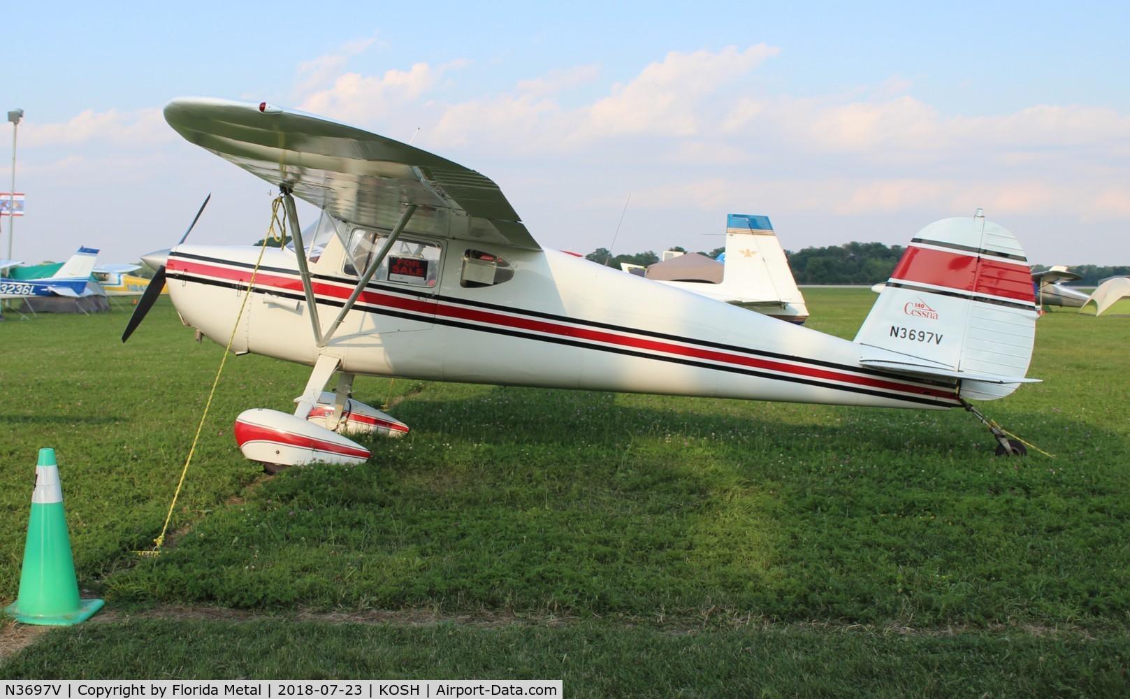 N3697V, 1948 Cessna 140 C/N 14973, Cessna 140