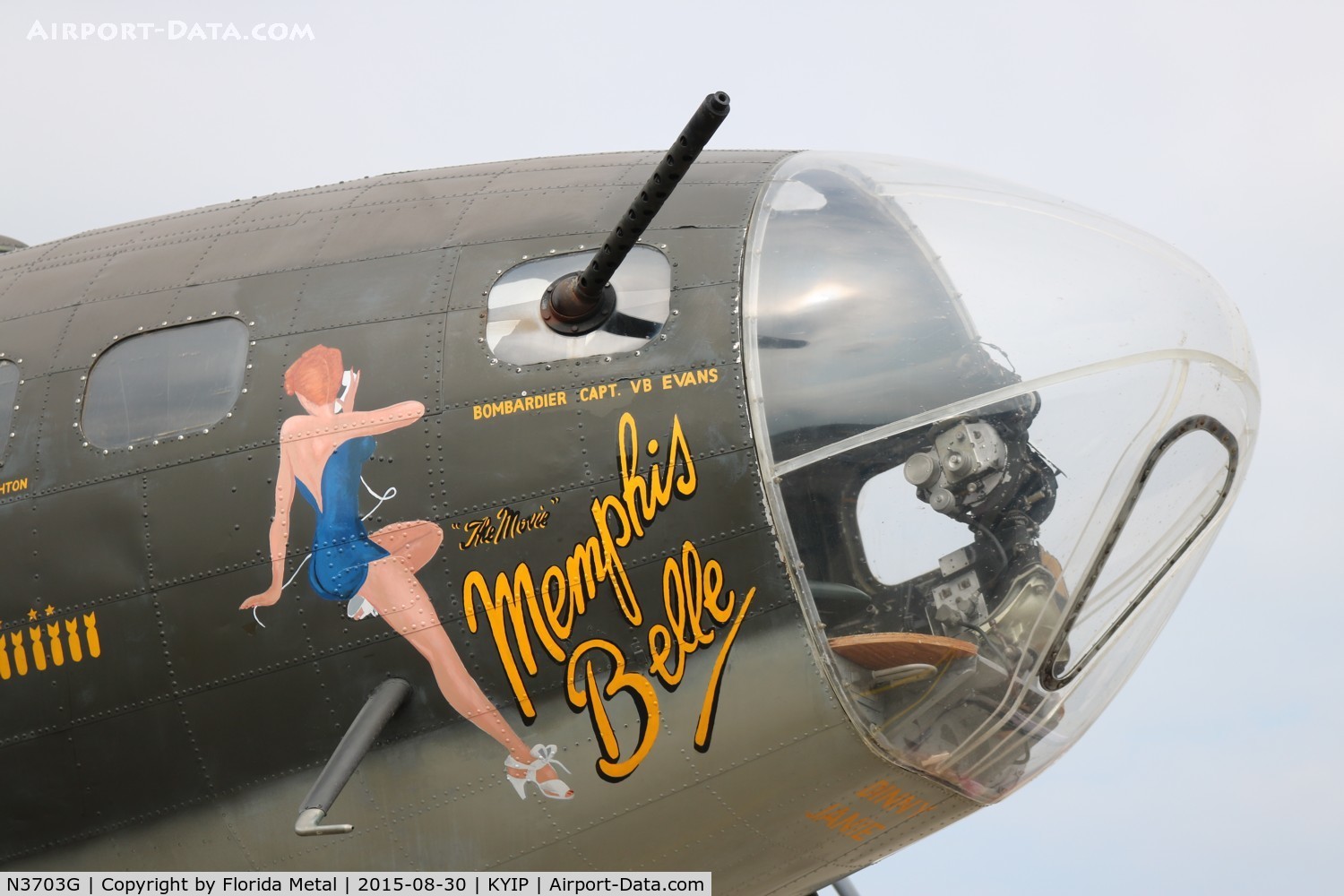 N3703G, 1945 Boeing B-17G Flying Fortress C/N 44-83546-A, Memphis Belle