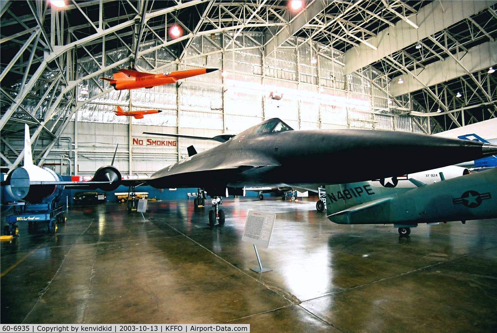 60-6935, 1963 Lockheed YF-12A C/N 1002, At the Museum of the United States Air Force Dayton Ohio.