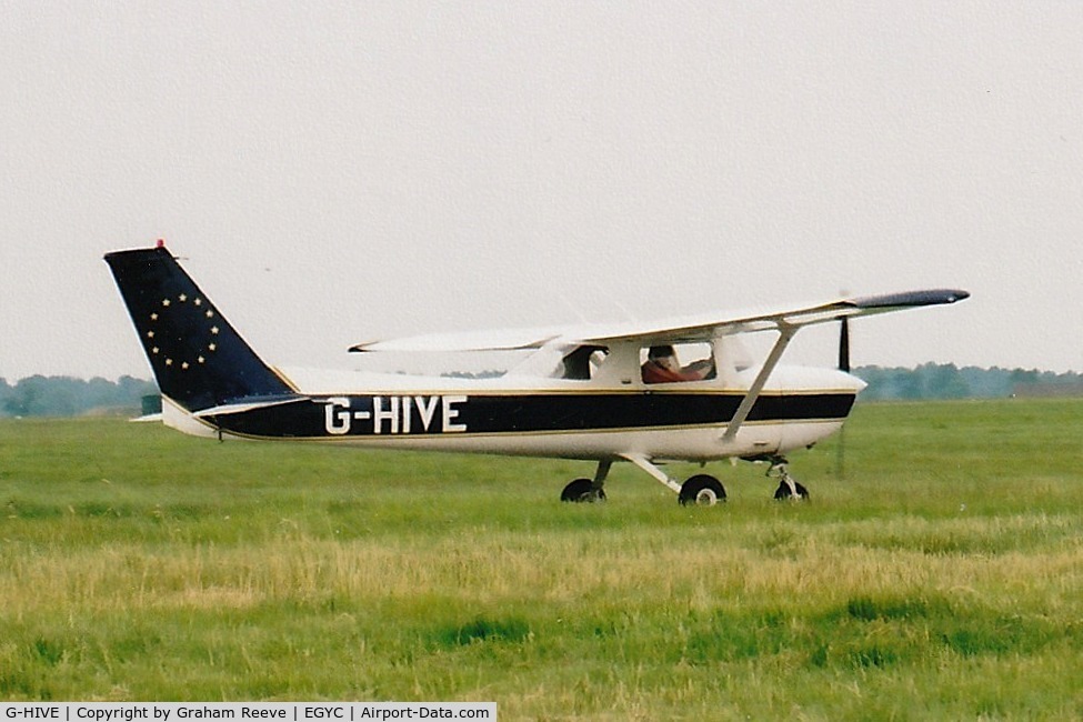 G-HIVE, 1975 Reims F150M C/N 1186, Pictured at RAF Coltishall.