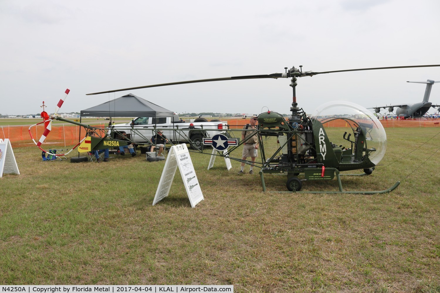 N4250A, 1960 Bell 47D-1 C/N 421, Bell H-13