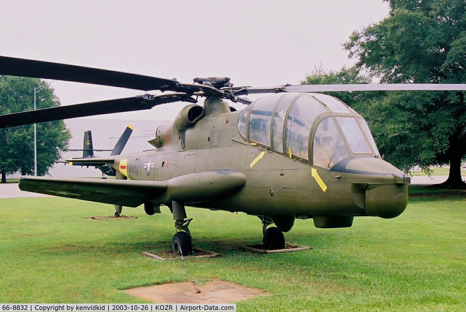 66-8832, 1968 Lockheed AH-56A-LO Cheyenne C/N 1007, At the Fort Rucker Museum.