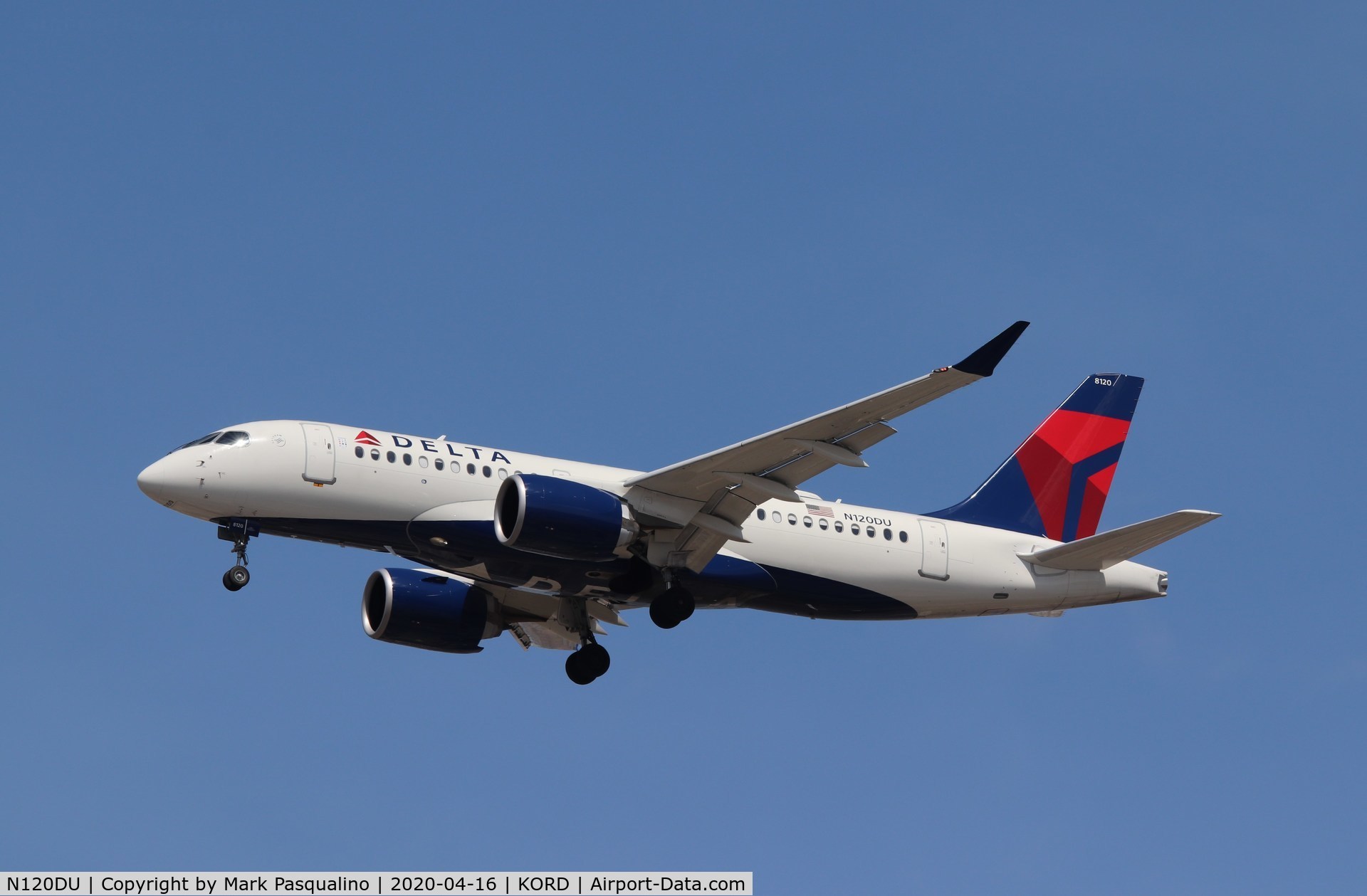 N120DU, 2019 Airbus A220-171 C/N 50039, Airbus A220-171