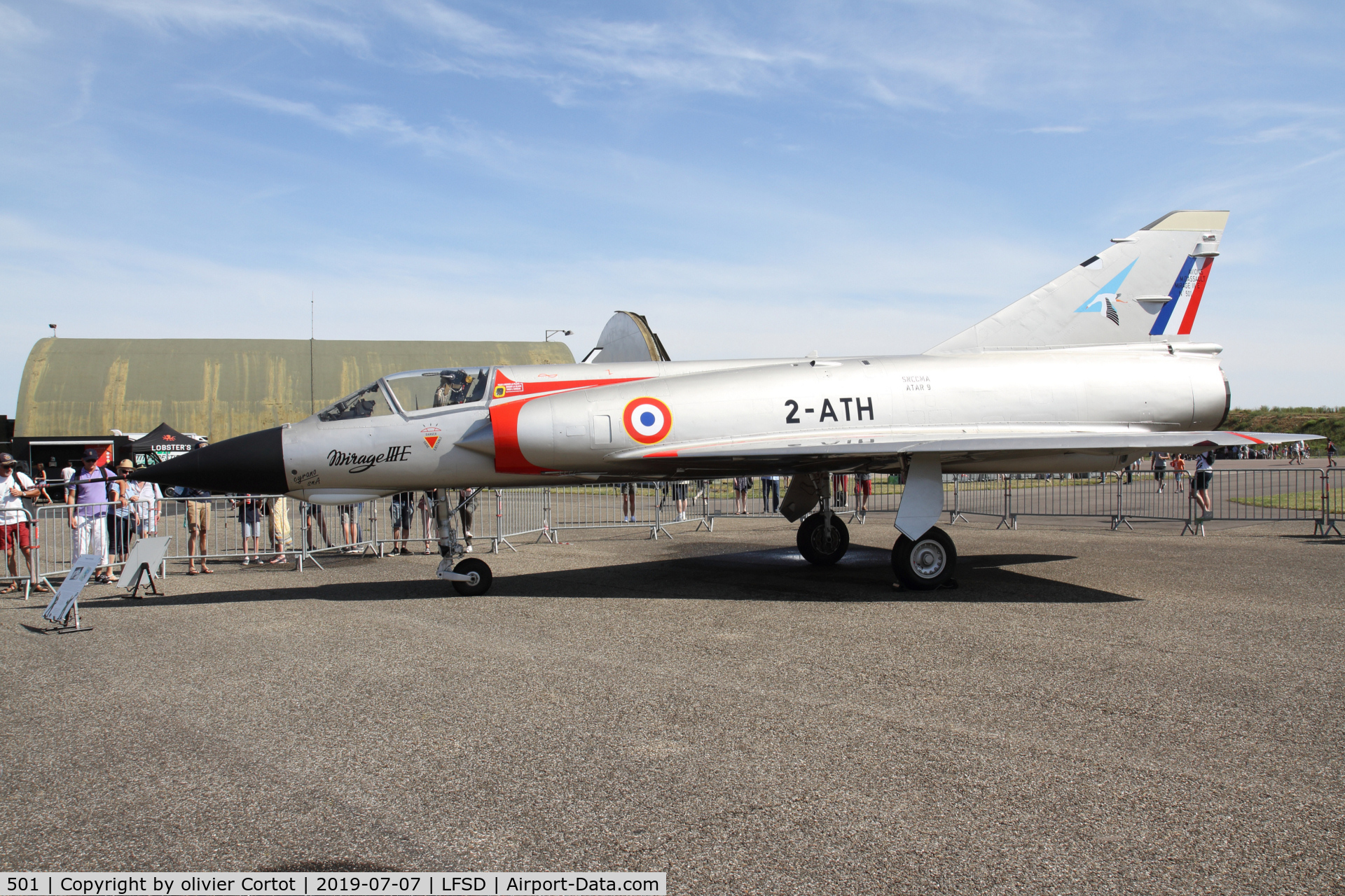 501, Dassault Mirage IIIE C/N 501, 2019 airshow static display