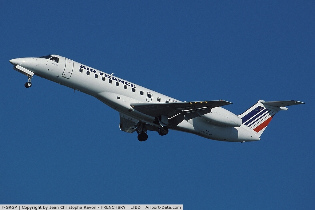 F-GRGP, 1999 Embraer ERJ-135ER (EMB-135ER) C/N 145188, Regional Compagnie Aerienne>Air France