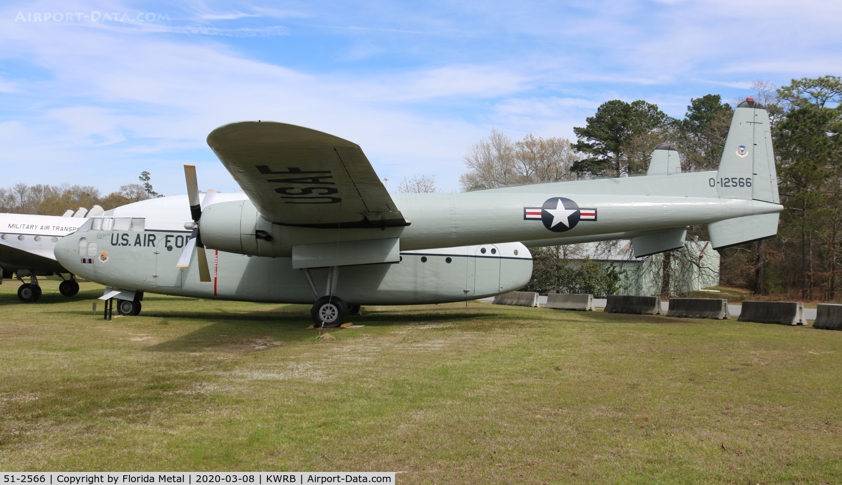 51-2566, 1951 Fairchild C-119C Flying Boxcar C/N 10524, Warner Robins