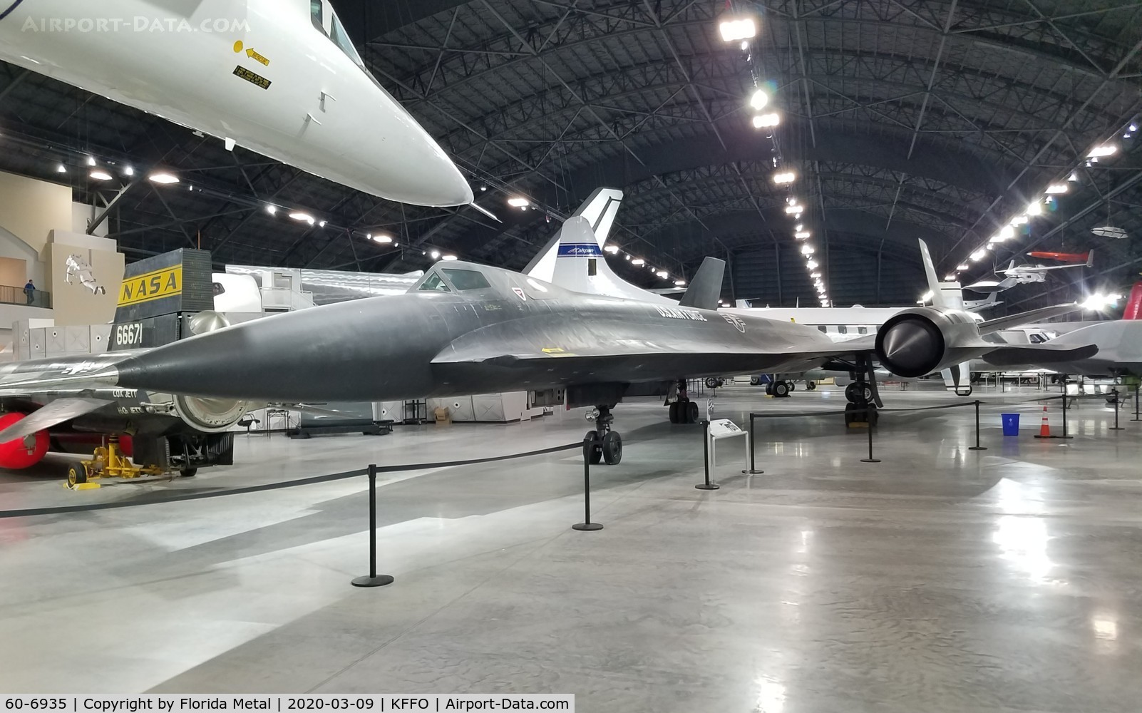 60-6935, 1963 Lockheed YF-12A C/N 1002, Air Force Museum 2020