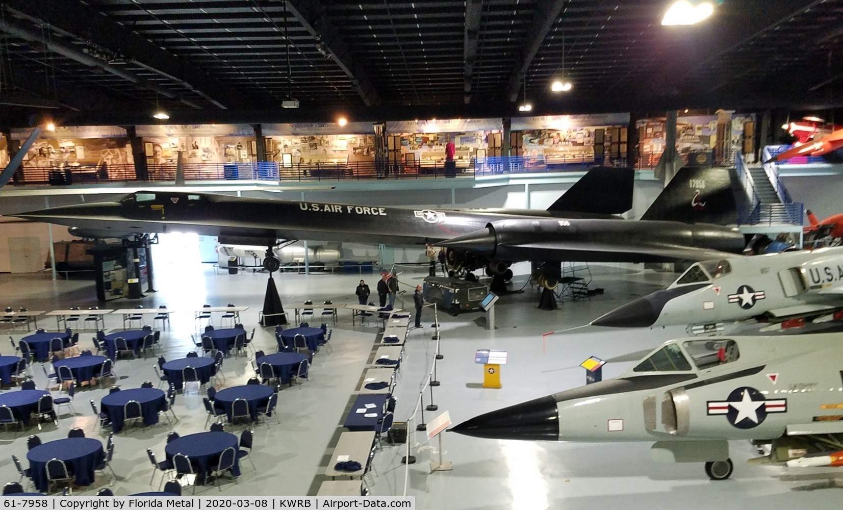 61-7958, 1961 Lockheed SR-71A Blackbird C/N 2009, Warner Robins