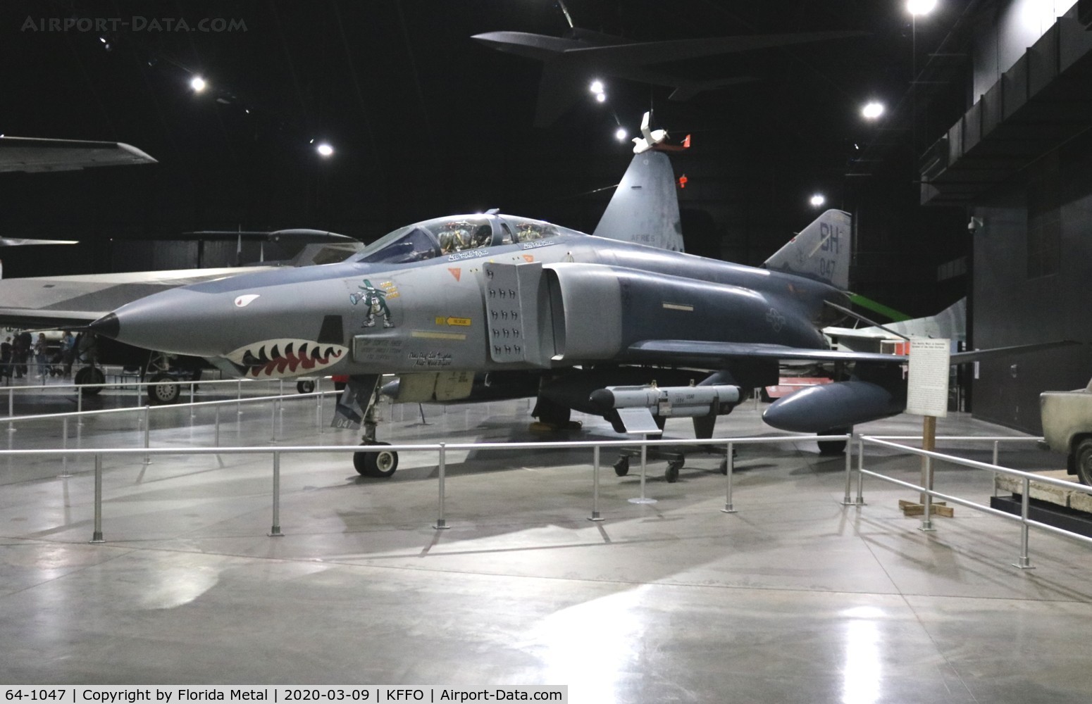 64-1047, 1964 McDonnell RF-4C-22-MC Phantom II C/N 947, Air Force Museum 2020