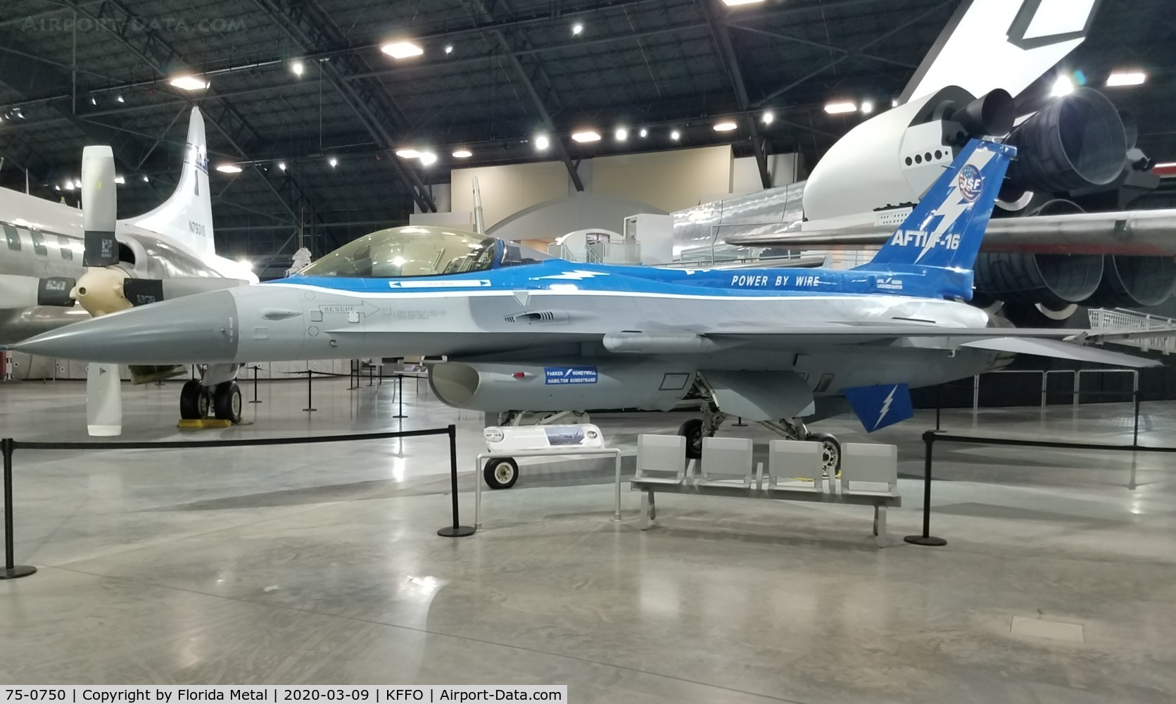 75-0750, 1975 General Dynamics YF-16A Fighting Falcon C/N 61-6, Air Force Museum 2020