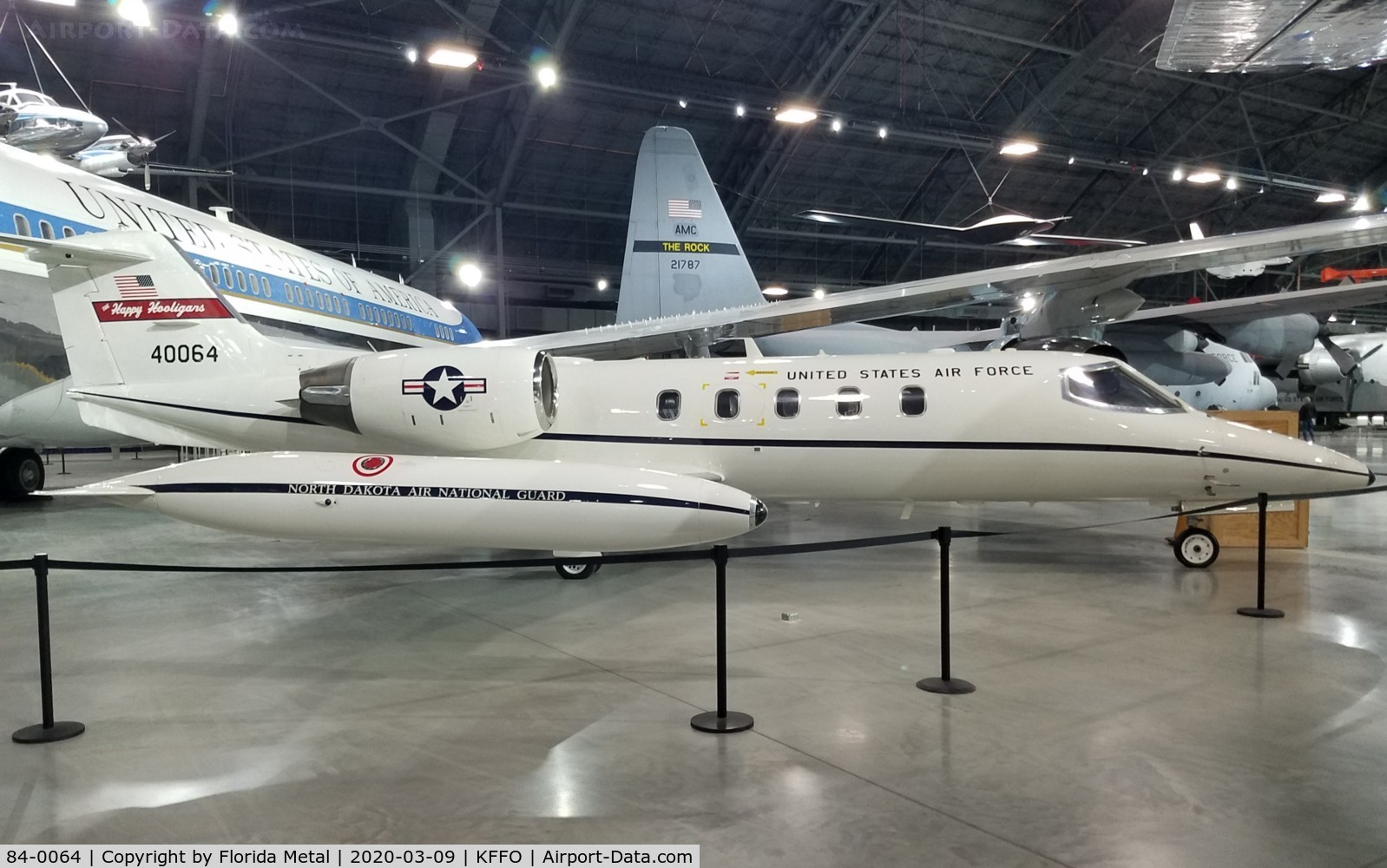 84-0064, 1984 Gates Learjet (35A) C-21A C/N 35A-510, Air Force Museum 2020
