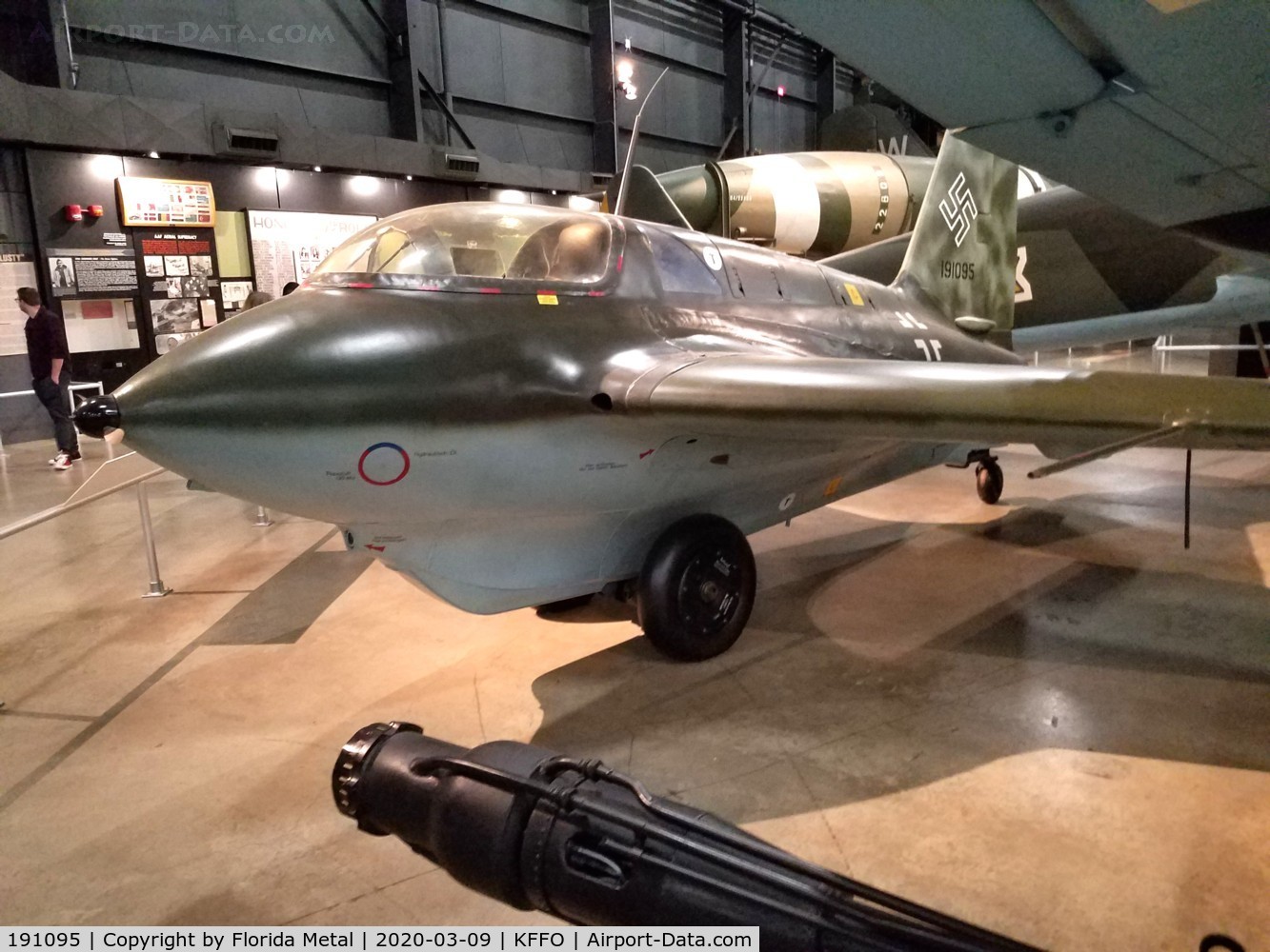 191095, Messerschmitt Me-163B Komet C/N Not found 191095, Air Force Museum 2020
