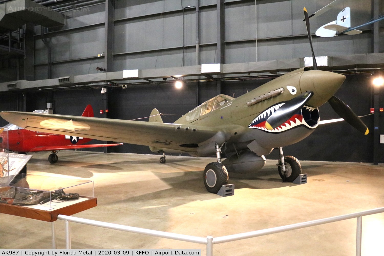 AK987, 1942 Curtiss P-40E Kittyhawk 1A C/N 18731, Air Force Museum 2020