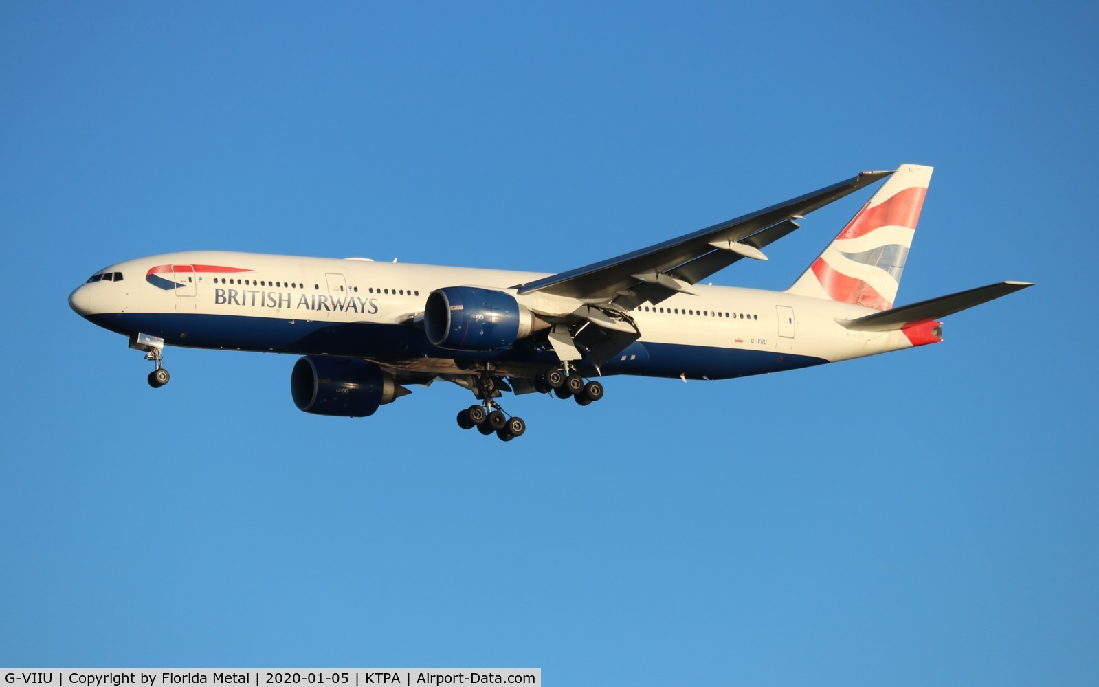 G-VIIU, 1999 Boeing 777-236 C/N 29963, TPA spotting