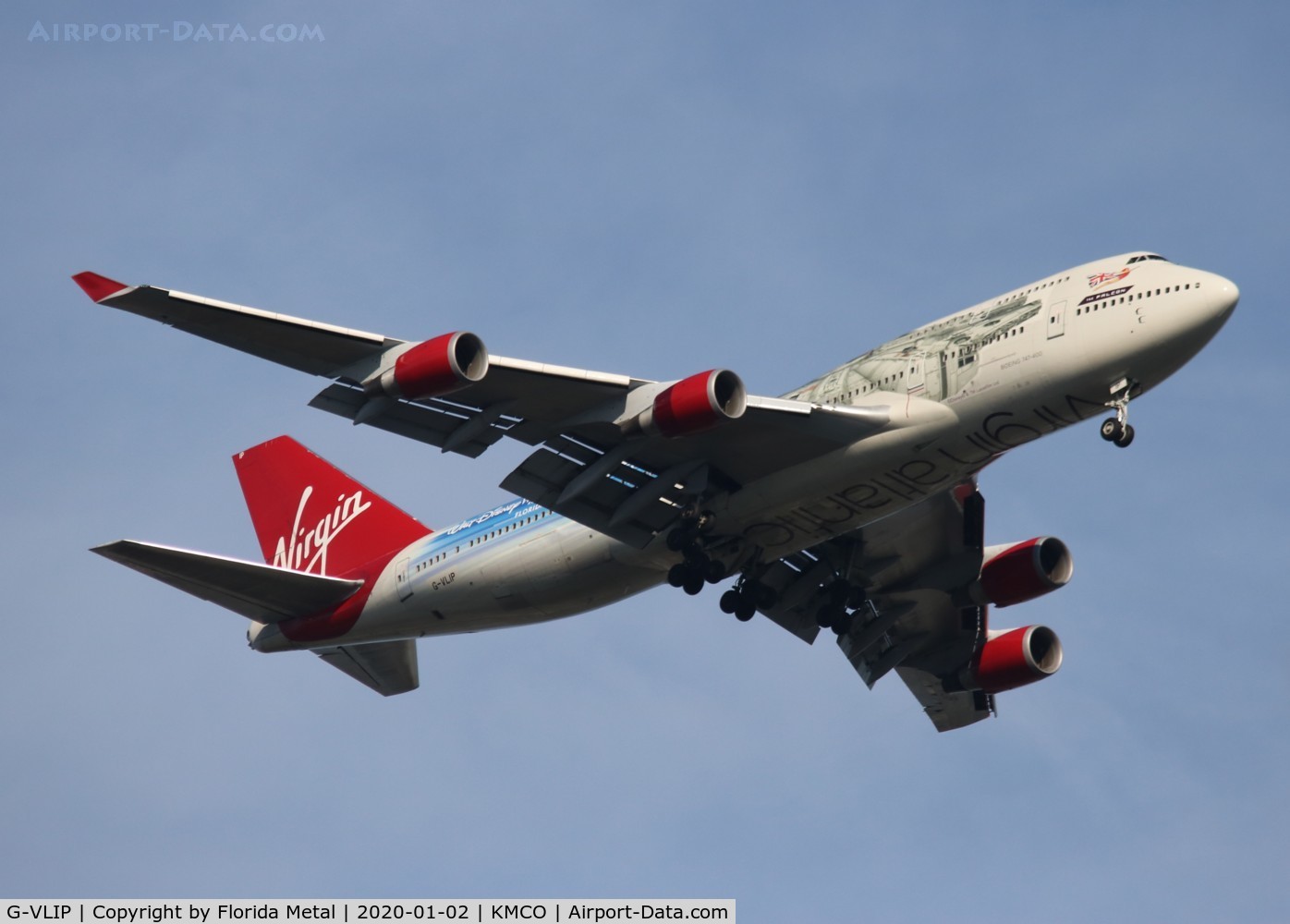 G-VLIP, 2001 Boeing 747-443 C/N 32338, MCO spotting