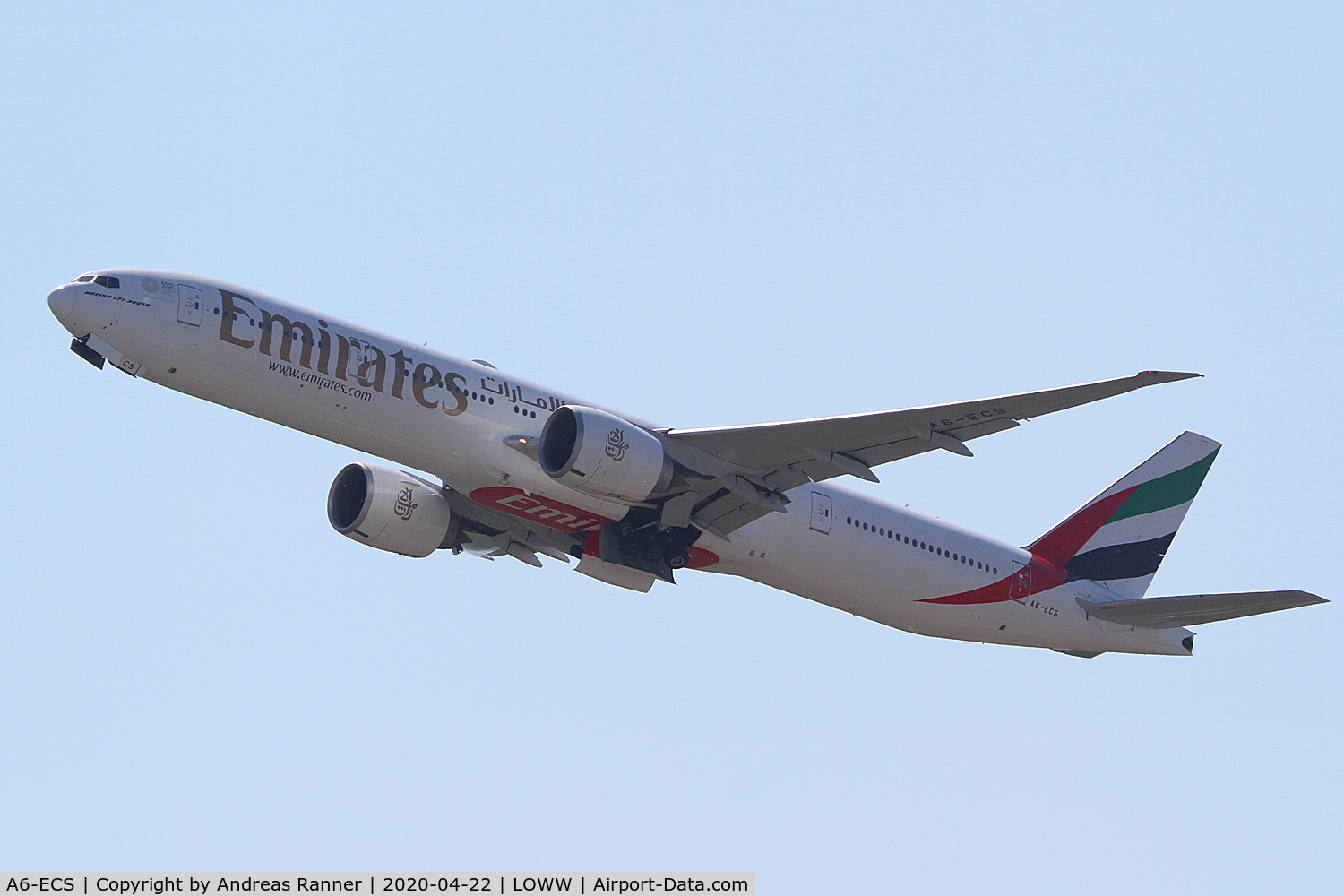 A6-ECS, 2009 Boeing 777-31H/ER C/N 38980, Emirates Boeing 777