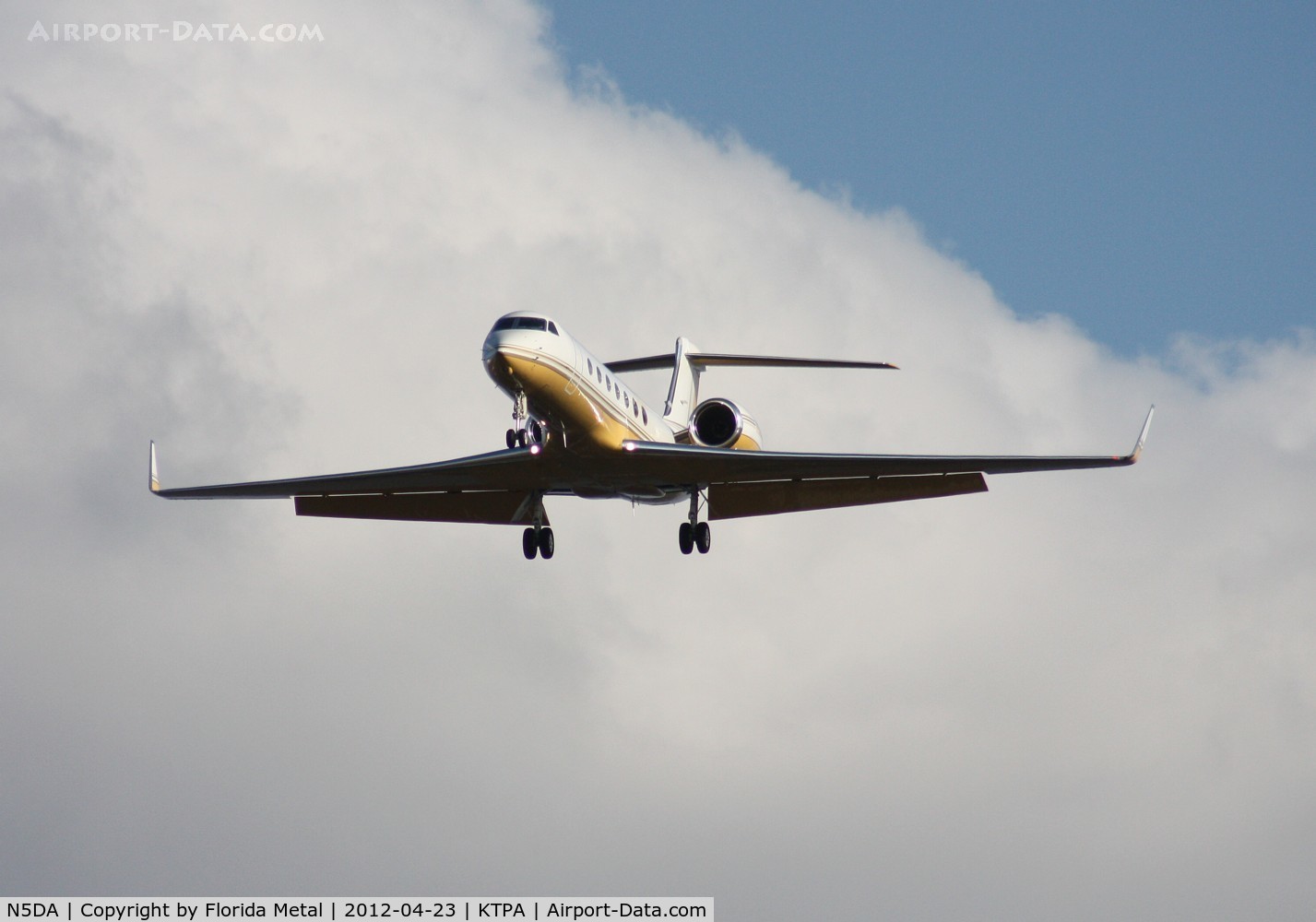 N5DA, 2003 Gulfstream Aerospace V-SP G550 C/N 5021, TPA spotting