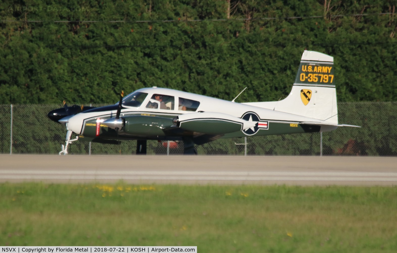 N5VX, 1958 Cessna 310C C/N 35797, Air Venture 2018