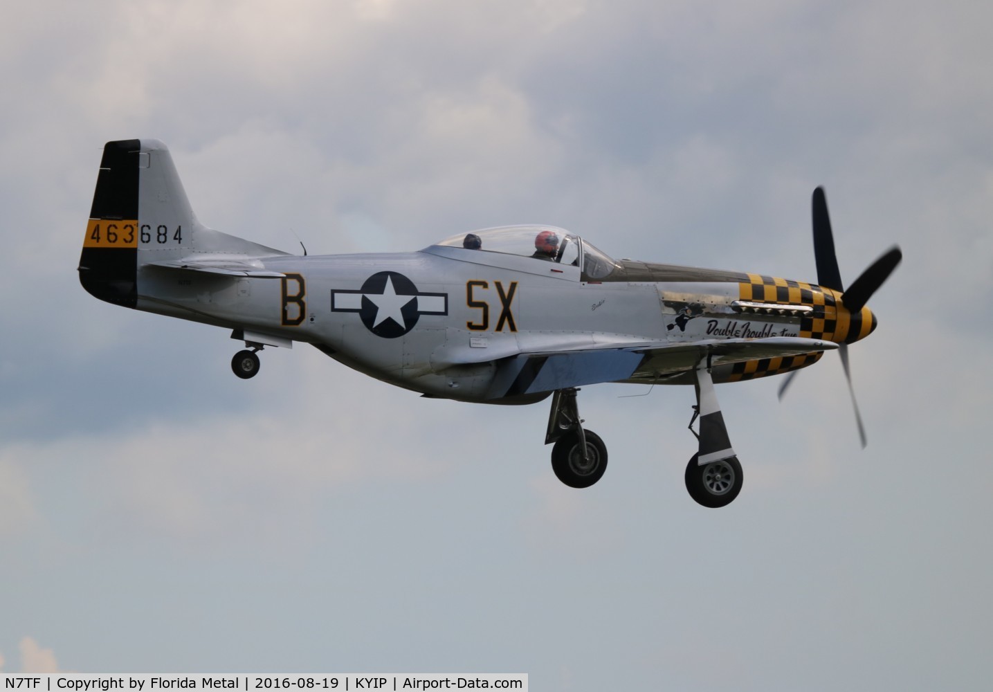 N7TF, 1944 North American P-51D Mustang C/N 44-73856, TOM 2016