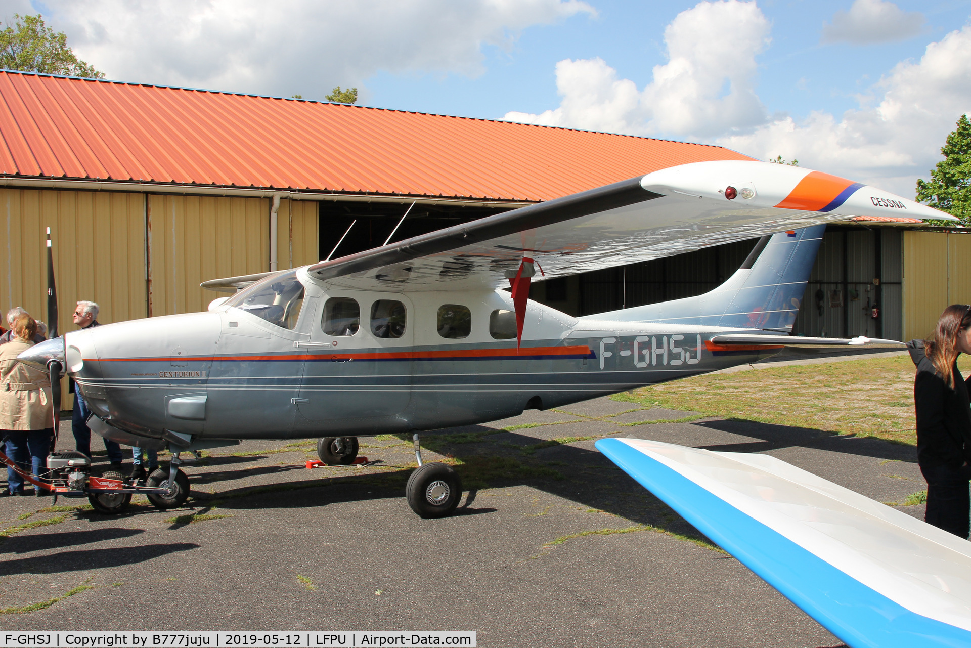 F-GHSJ, 1980 Cessna P210N Pressurised Centurion C/N P21000493, at Moret