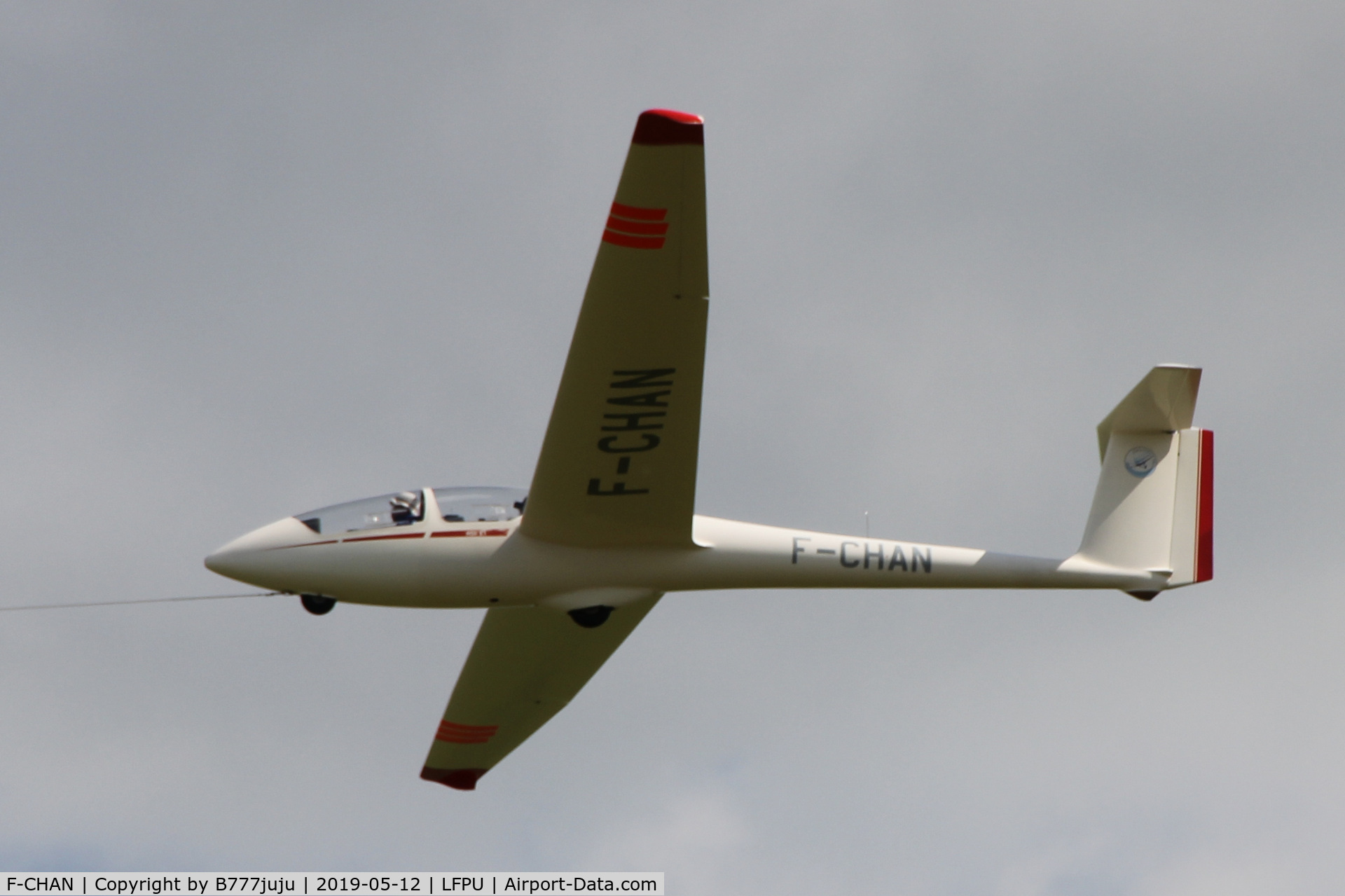 F-CHAN, Schleicher ASK-21 C/N 21505, at Moret