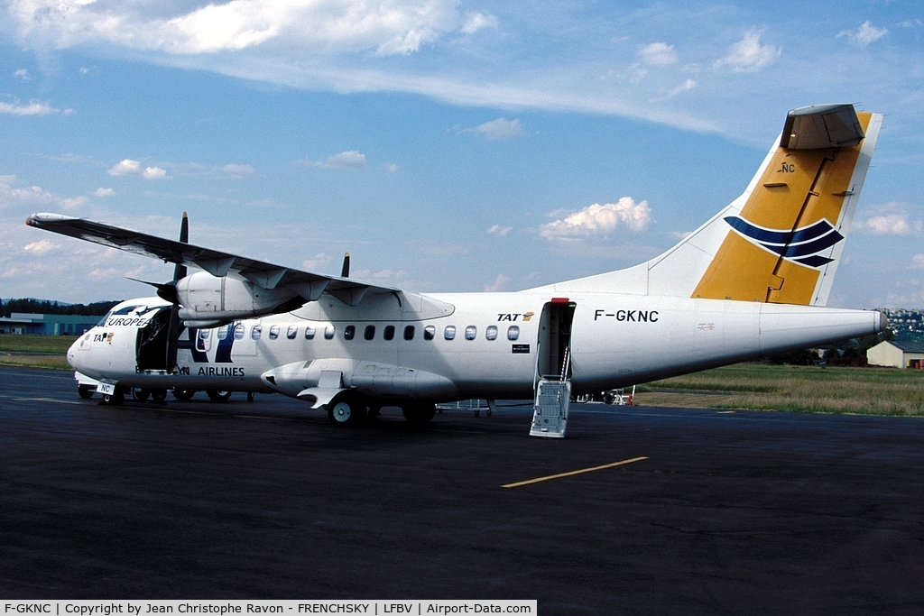 F-GKNC, 1991 ATR 42-300 C/N 230, TAT European Airlines, now Tchad Air Force TT-ABE