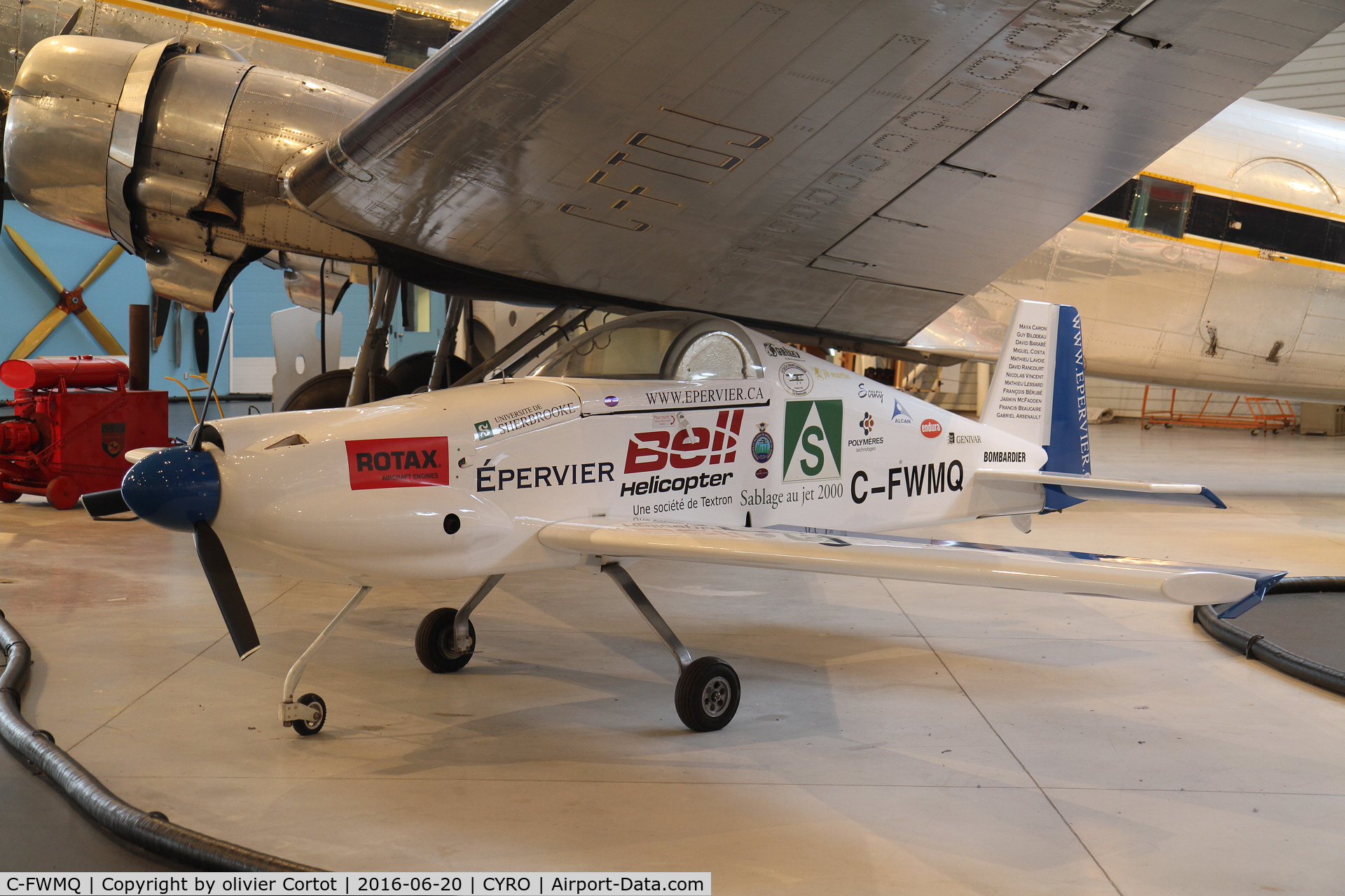 C-FWMQ, 2008 Epervier X1 C/N EP-01, now in a museum