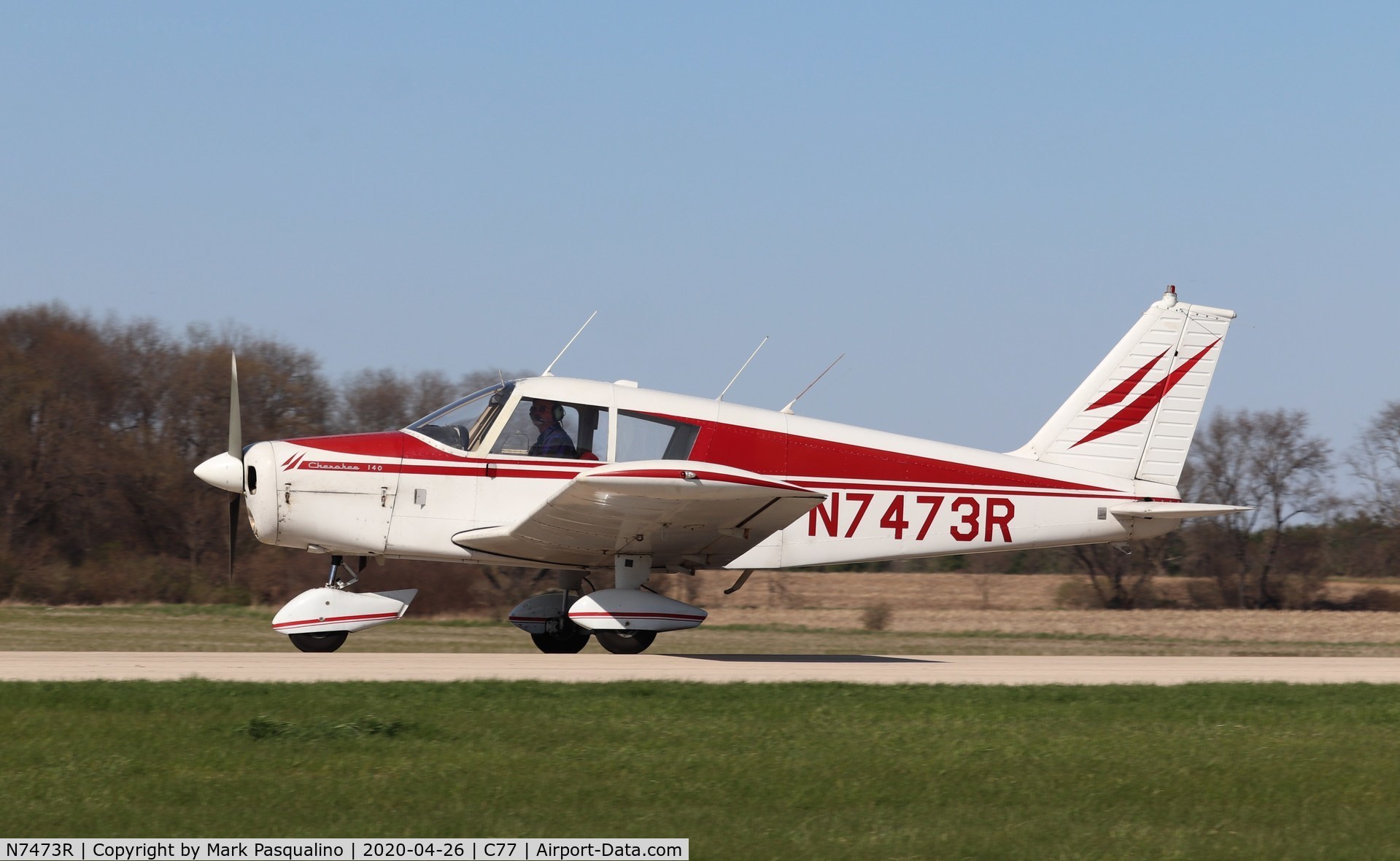N7473R, 1966 Piper PA-28-140 C/N 28-22022, Piper PA-28-140