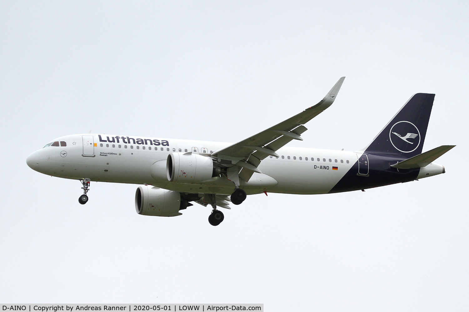 D-AINO, 2018 Airbus A320-271N C/N 8559, Lufthansa A320