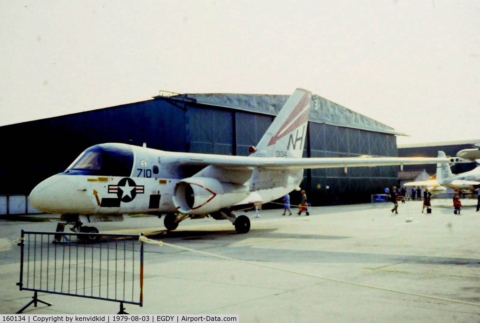 160134, Lockheed S-3B Viking C/N 394A-3116, On static display at the 1979 Yeovilton air show.